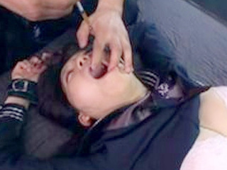 Mayu's intensely tormented treat of her sweet pink pussy